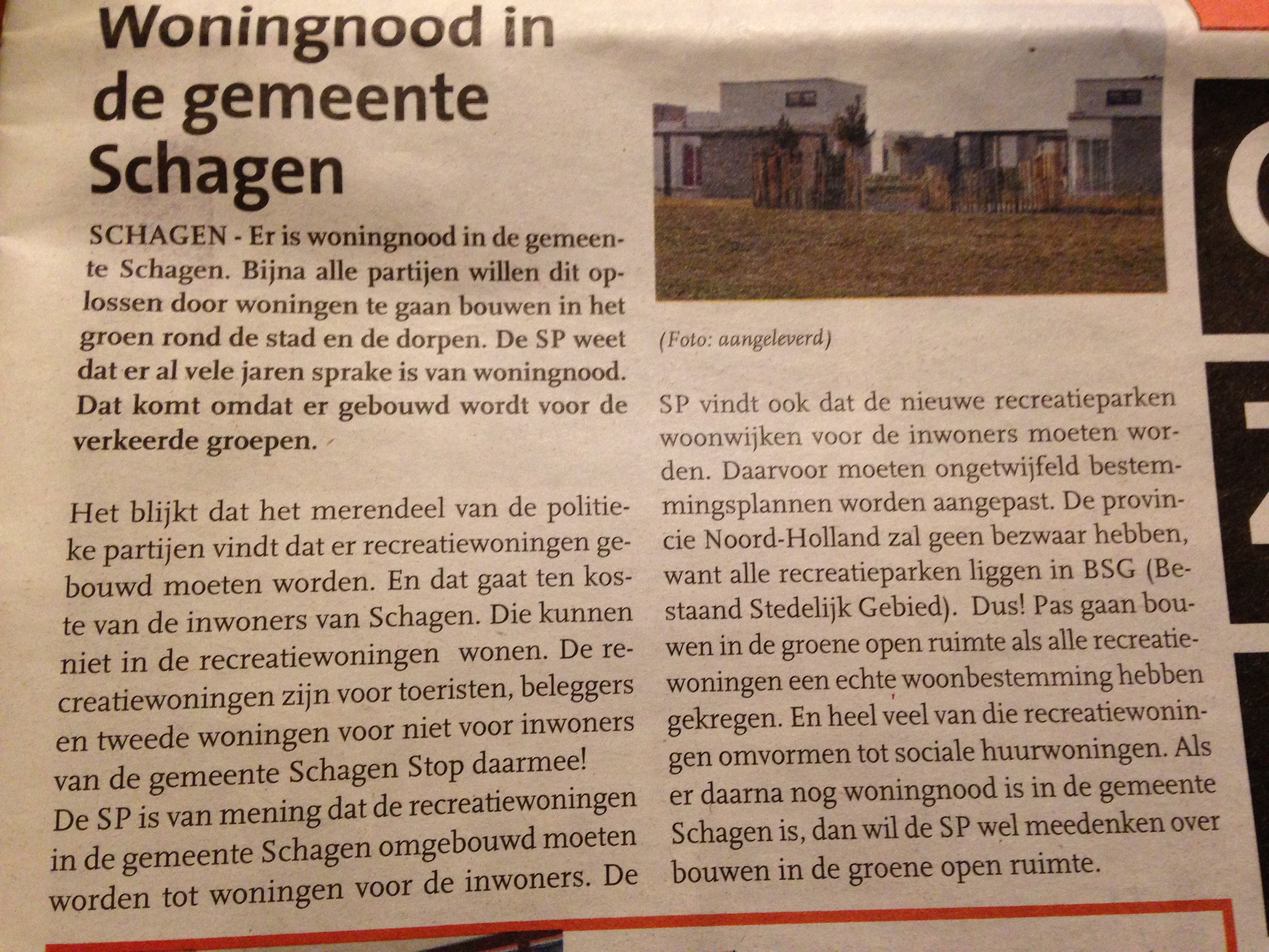 Plaatselijke SP is de weg kwijt